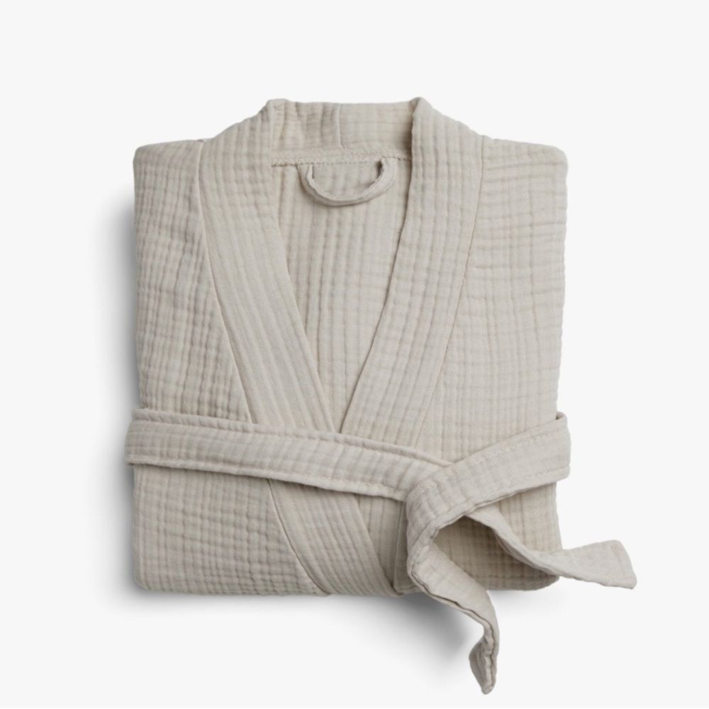 NWOT Parachute Cloud Cotton Robe in Bone Size L